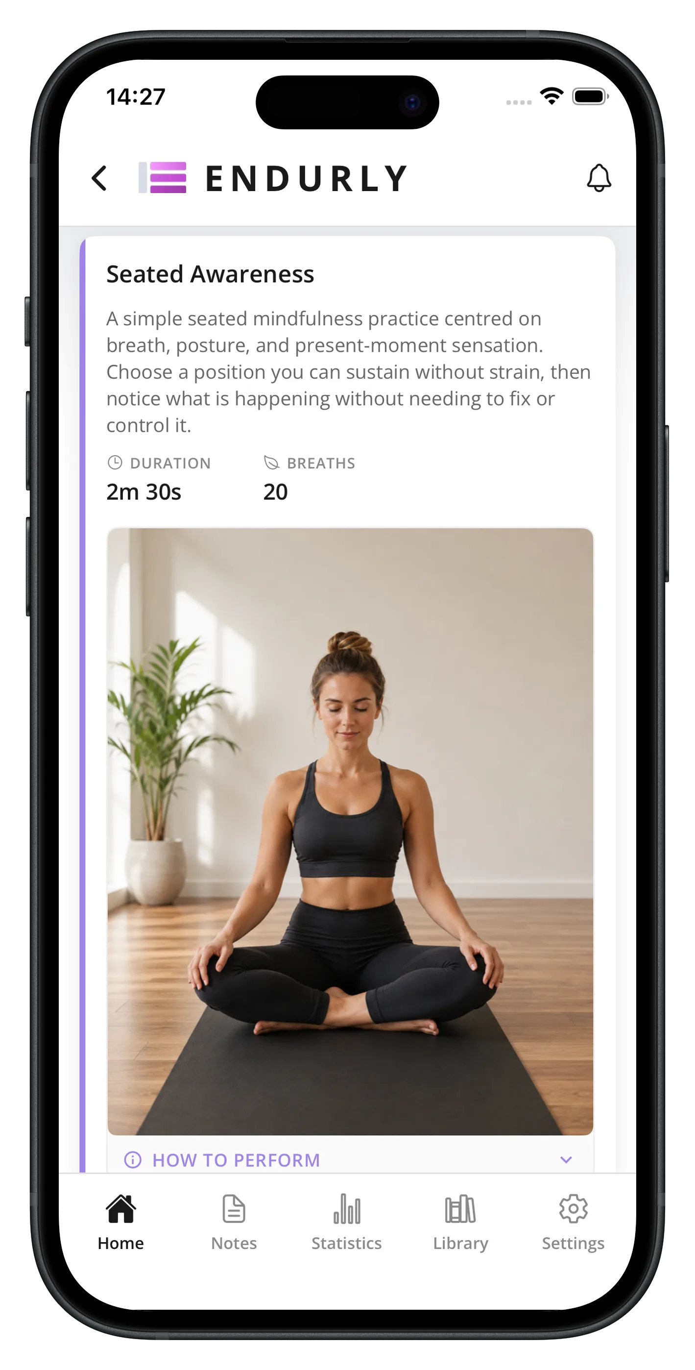 Seated meditation practice