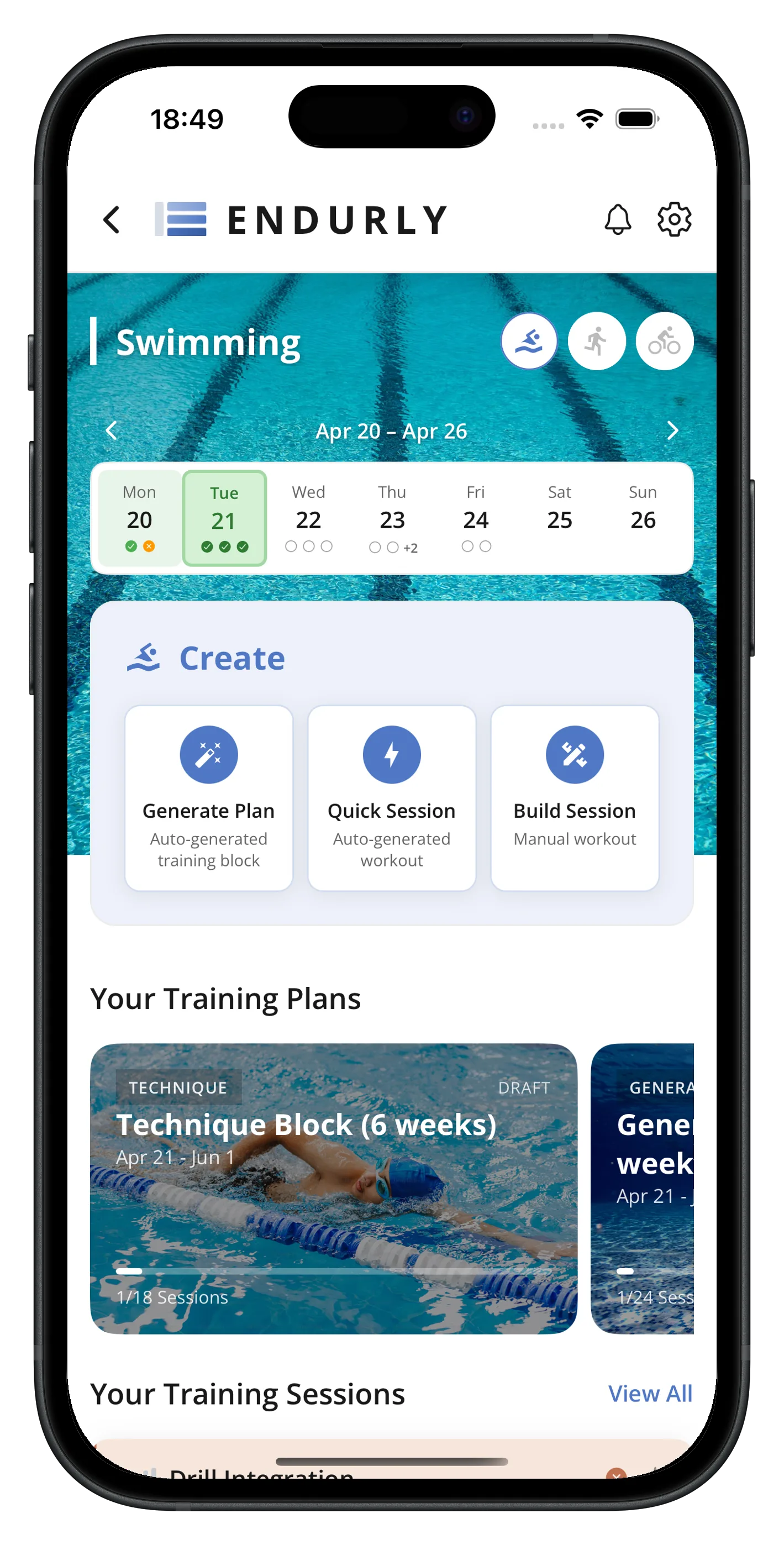 Swimming Workout Generator